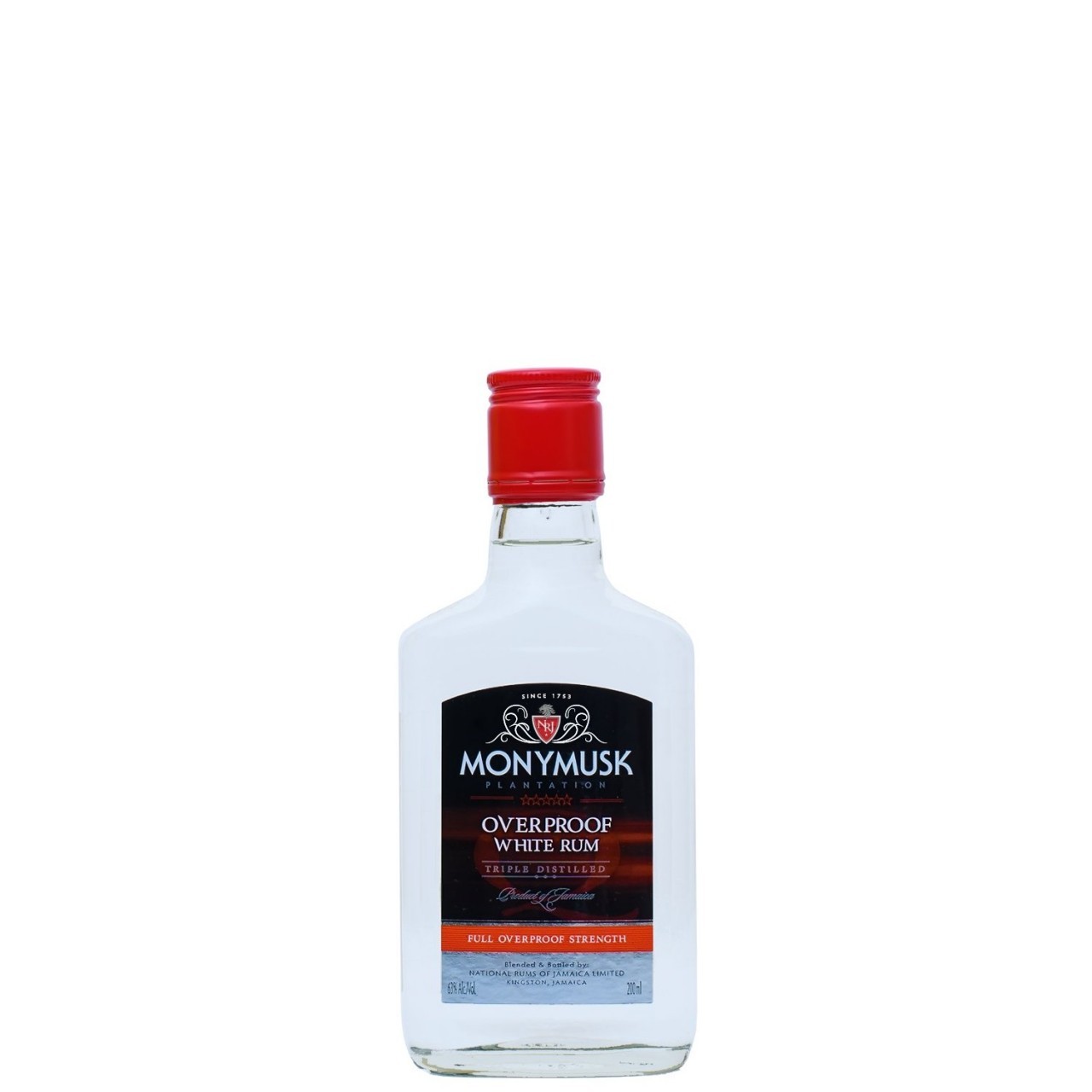 MONYMUSK WHITE OVERPROOF RUM 200ML