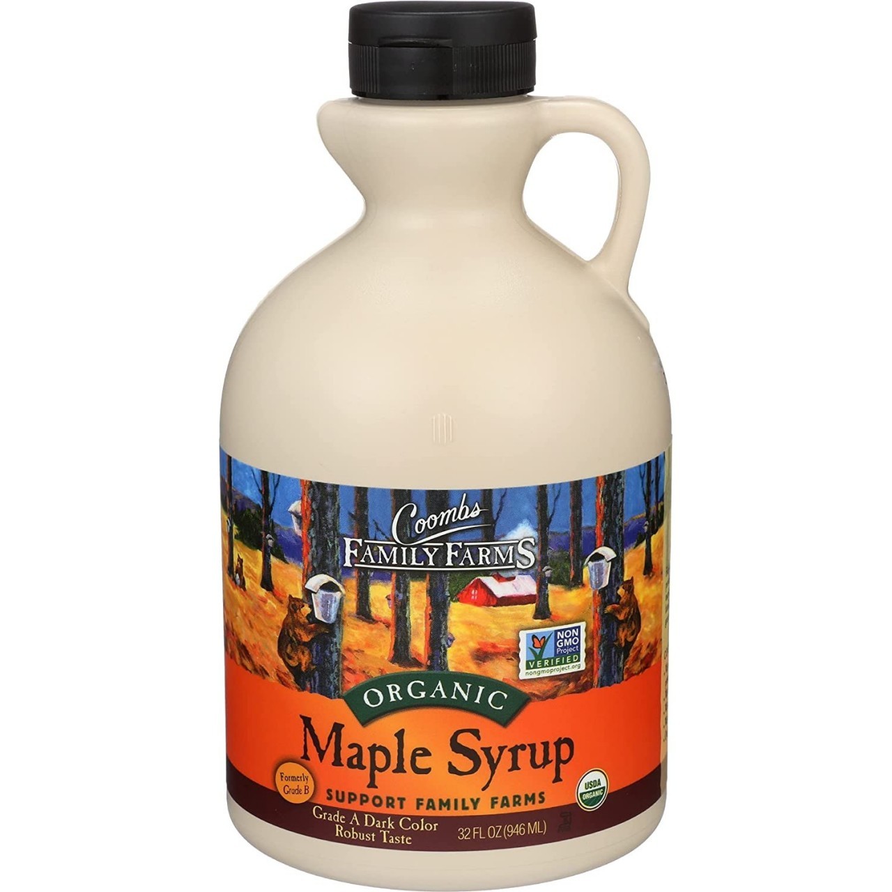 COOMBS DARK ORGANIC MAPLE SYRUP 32oz