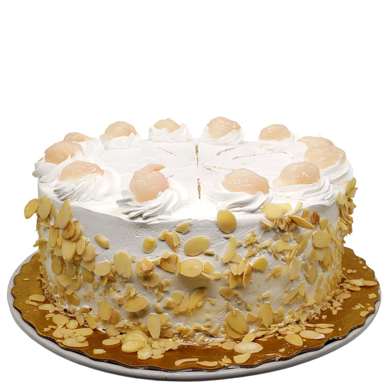 CAKE ROUND LYCHEE 10in