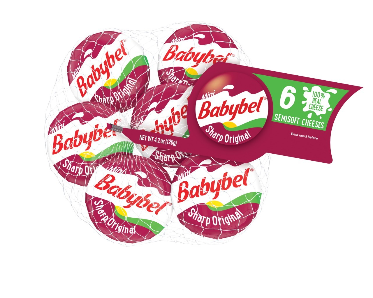 LAUGHING COW MINI B/BELL SHARP 6x4.2oz