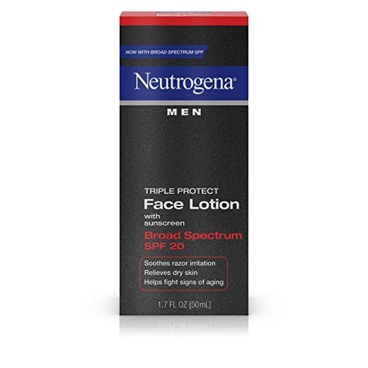 Neutrogena Men Triple Protect Face Lotion With Sunscreen, 1.7oz