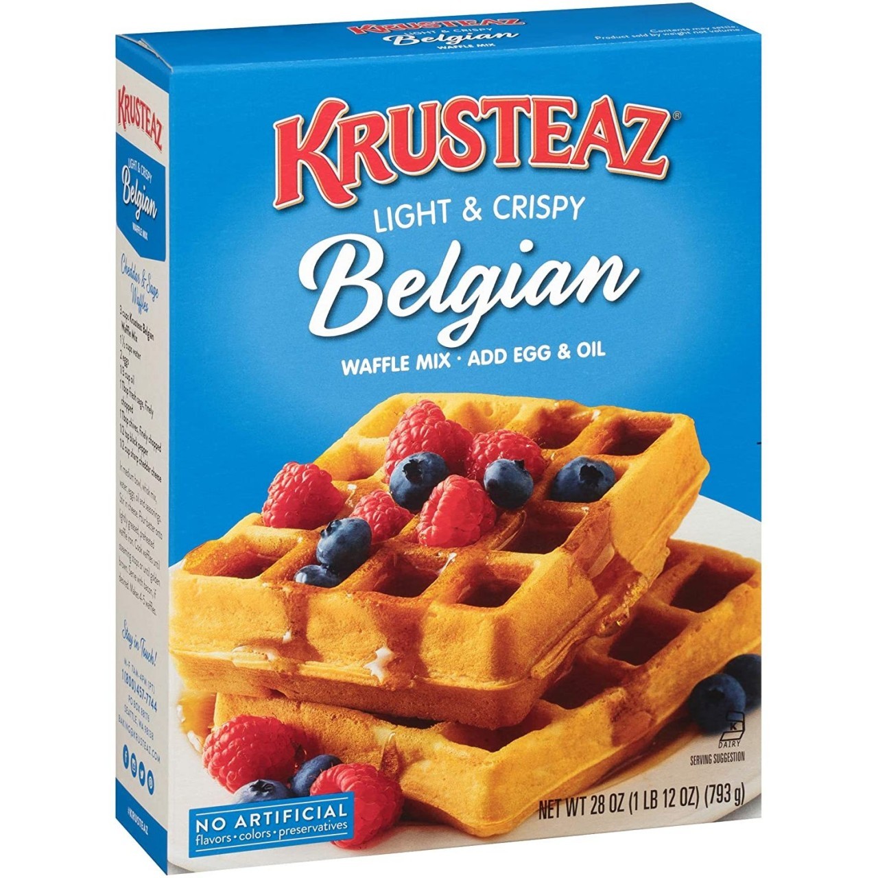 KRUSTEAZ BELGIAN WAFFLE MIX 28oz
