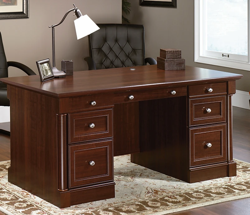 Sauder: Palladia Executive Desk Cherry