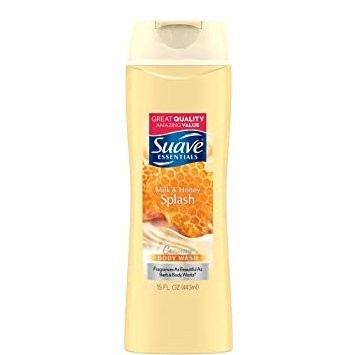 SUAVE BODY WASH MILK & HONEY SPLASH 15oz