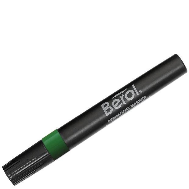 BEROL PERMANENT MARKER GREEN 1ct