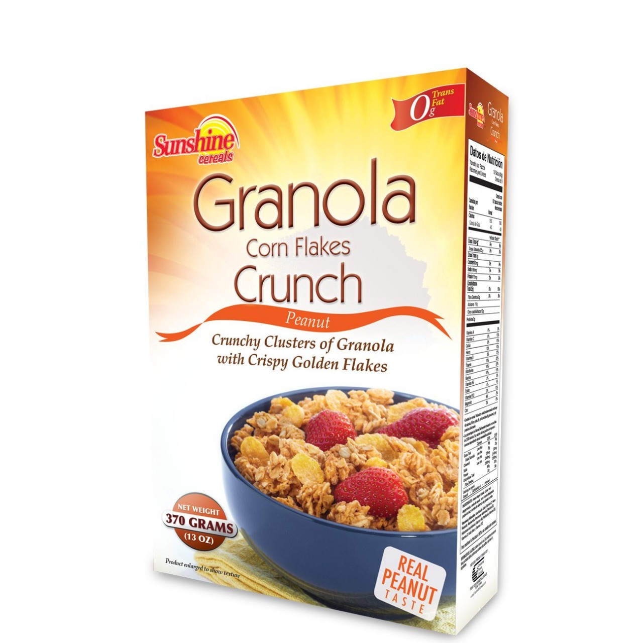 SUNSHINE GRANOLA CRUNCH PEANUT 370g