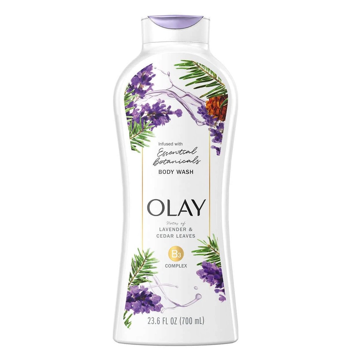 OLAY BODY WASH LAVENDER CEDAR 700ml
