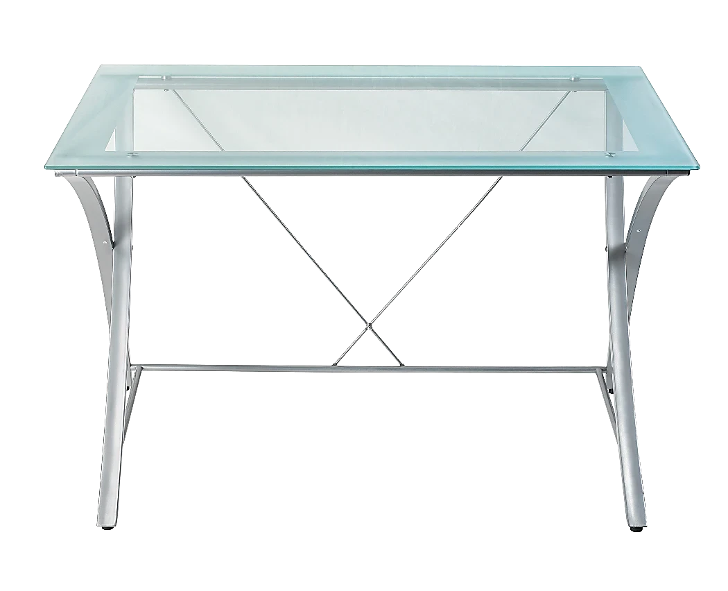 Realspace Zentra Glass Desk