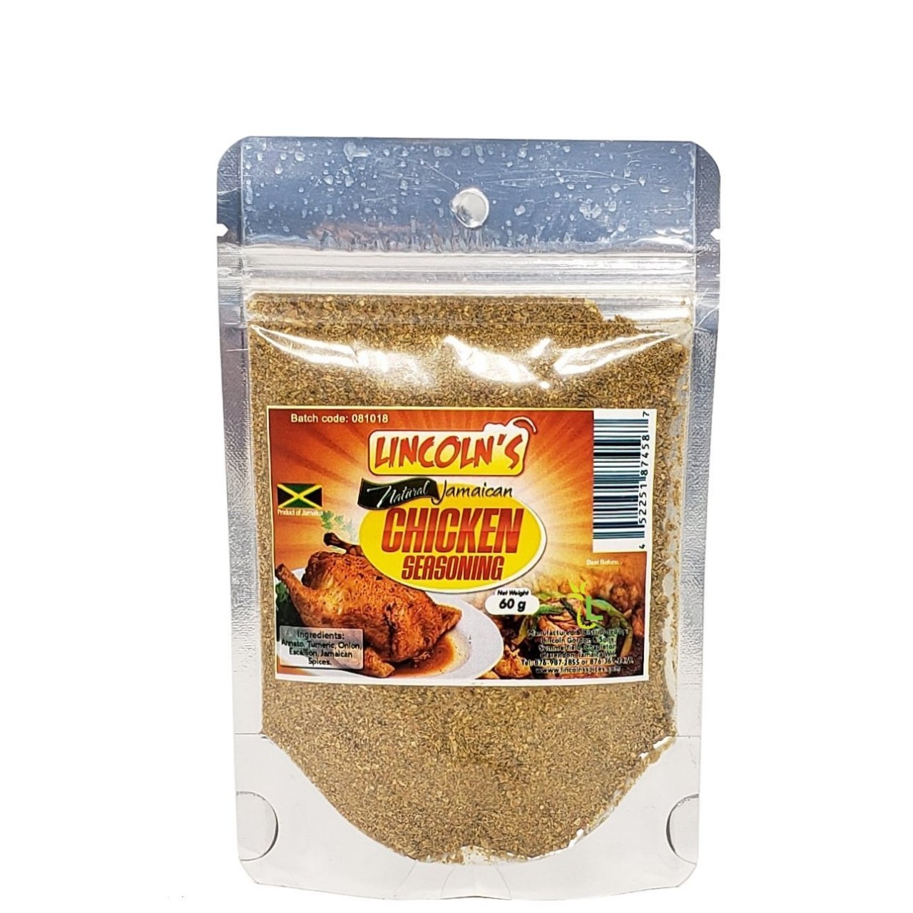 LINCOLNS SEASONING CHICKEN 60g