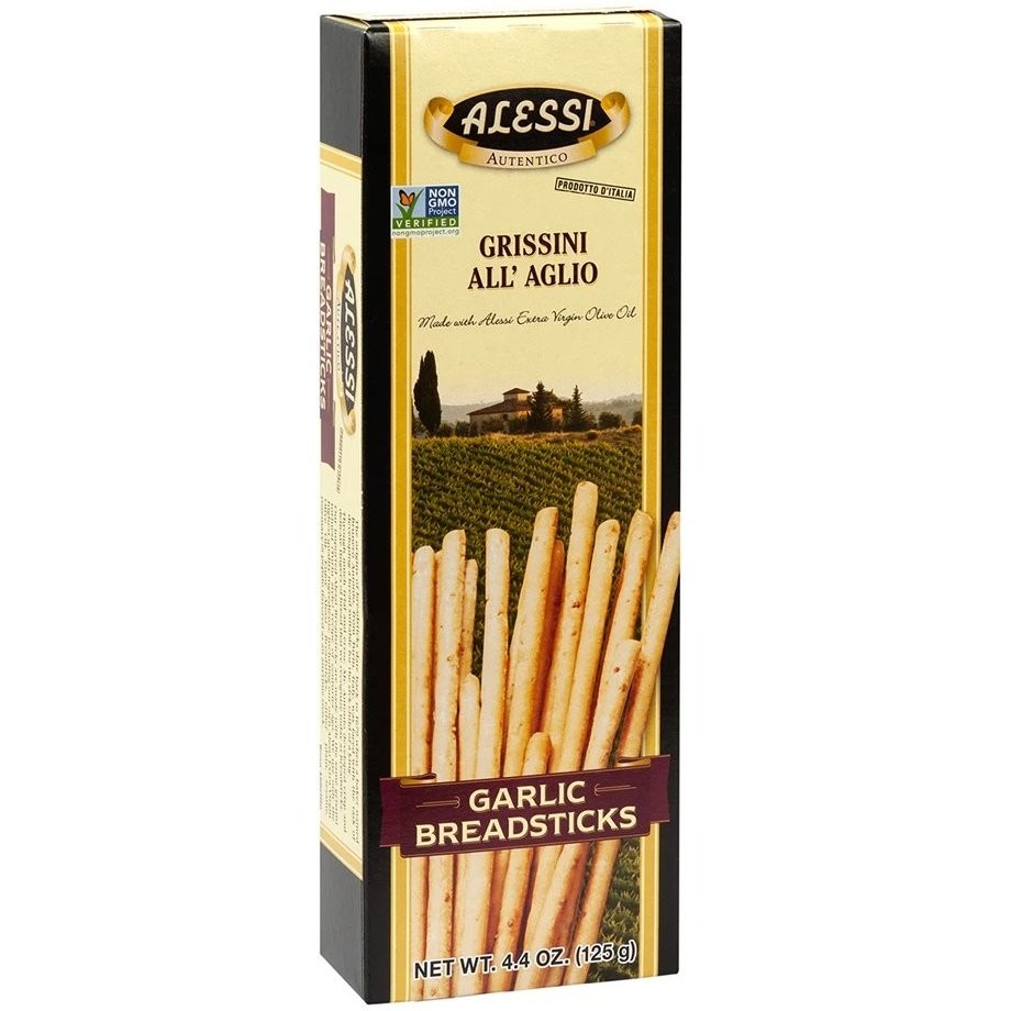 ALESSI BREADSTICK GARLIC 4.4oz