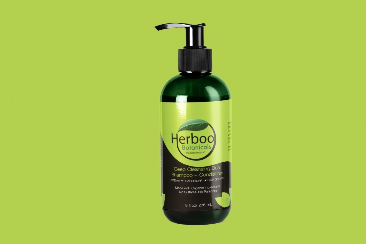 Herboo Botanicals Deep Cleansing Dual Shampoo & Conditioner, 8oz