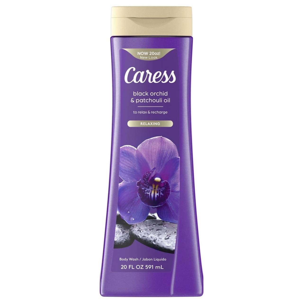 CARESS BODY WASH BLK ORCHID PATCHOI 20oz