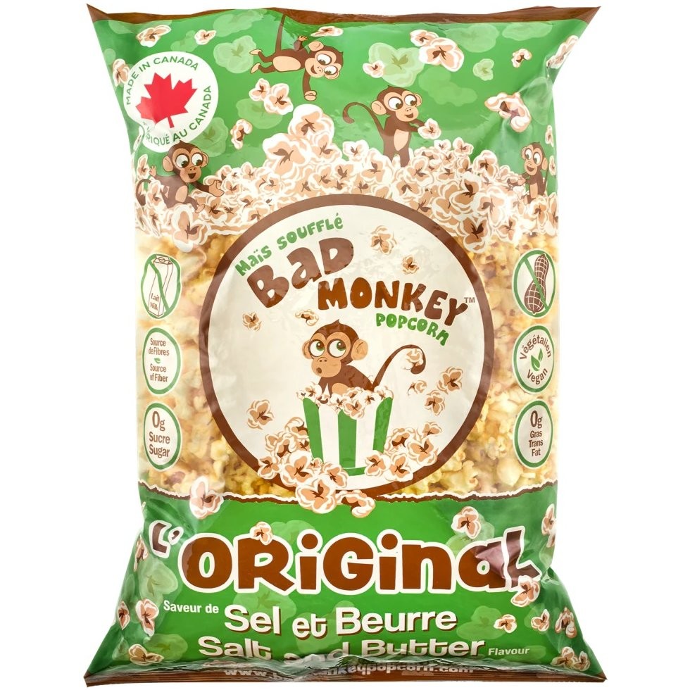 BAD MONKEY POPCORN ORIGINAL 300g