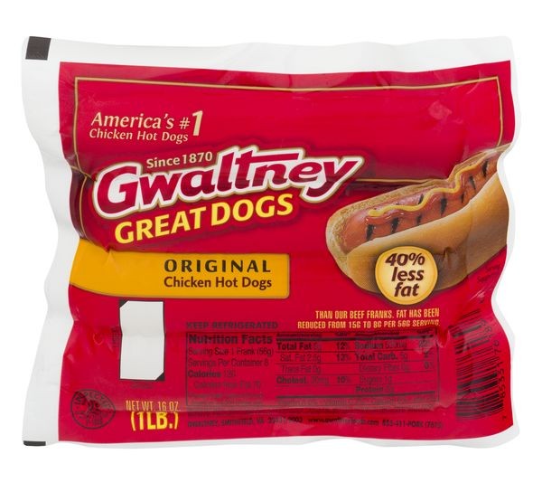 GWALTNEY CHICKEN FRANK 16OZ