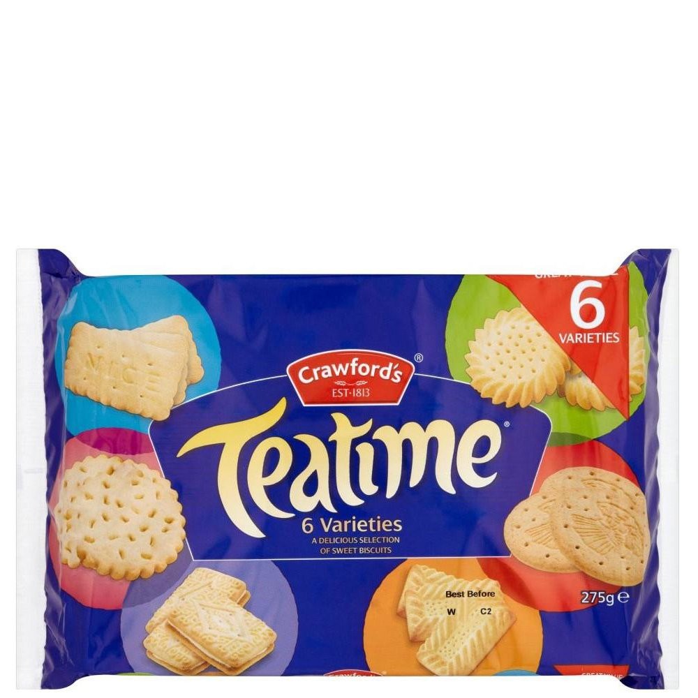 CRAWFORDS TEATIME VARIETIES 275g