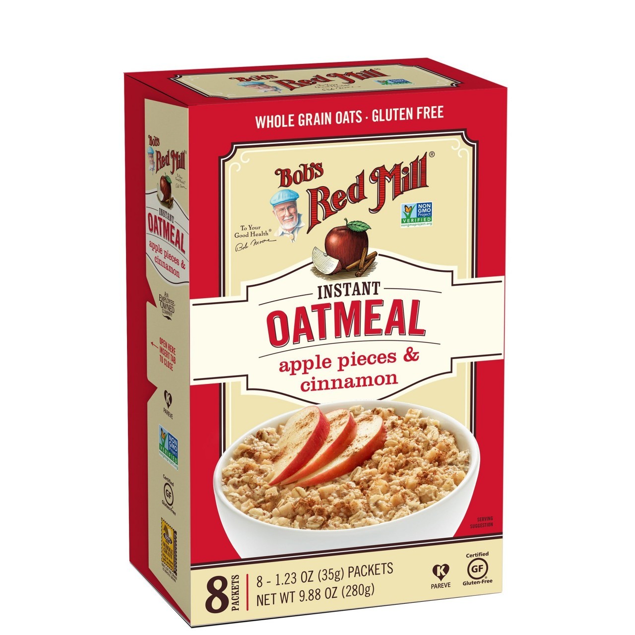 BOBS RED MILL OATMEAL APPLE&CINN 9.88oz