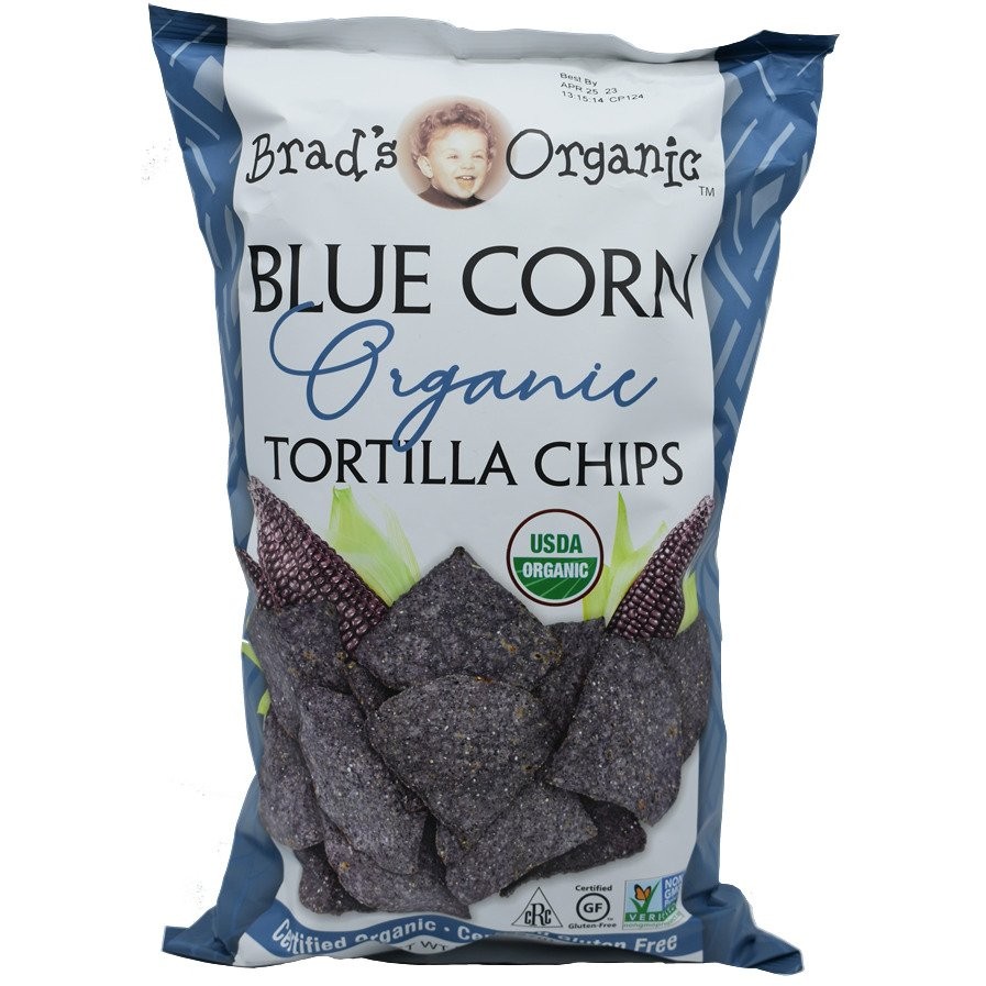 BRADS TORTILLA CHIPS BLUE 8oz