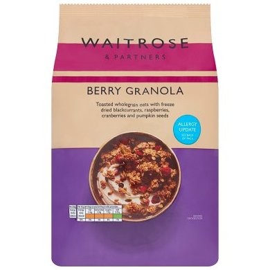 WAITROSE GRANOLA BERRY 1kg