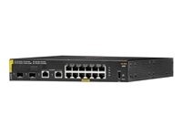 HPE Aruba 6000 12G Class4 PoE 2G/2SFP 139W Switch - Switch - managed