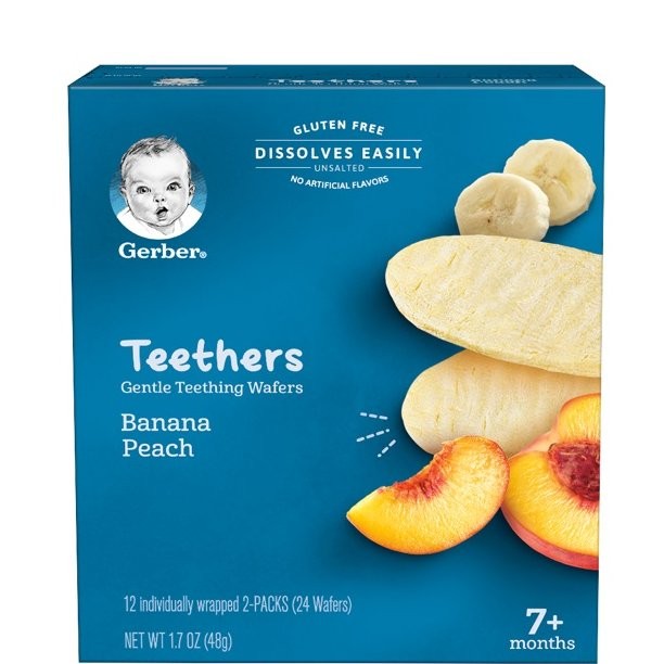GERBER TEETHERS S/BERRY APPLE SPIN 48g