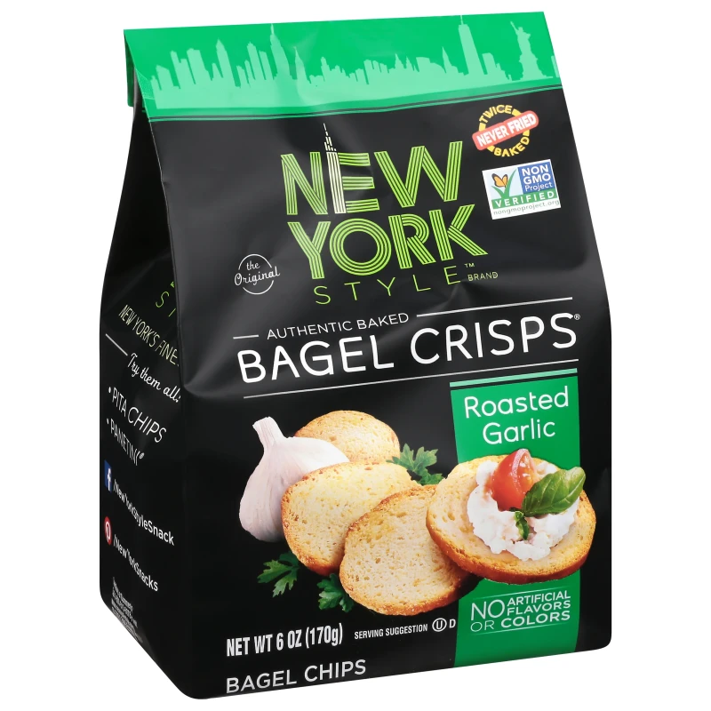 NEW YORK STYLE BAGEL CRISP GARLIC 6oz