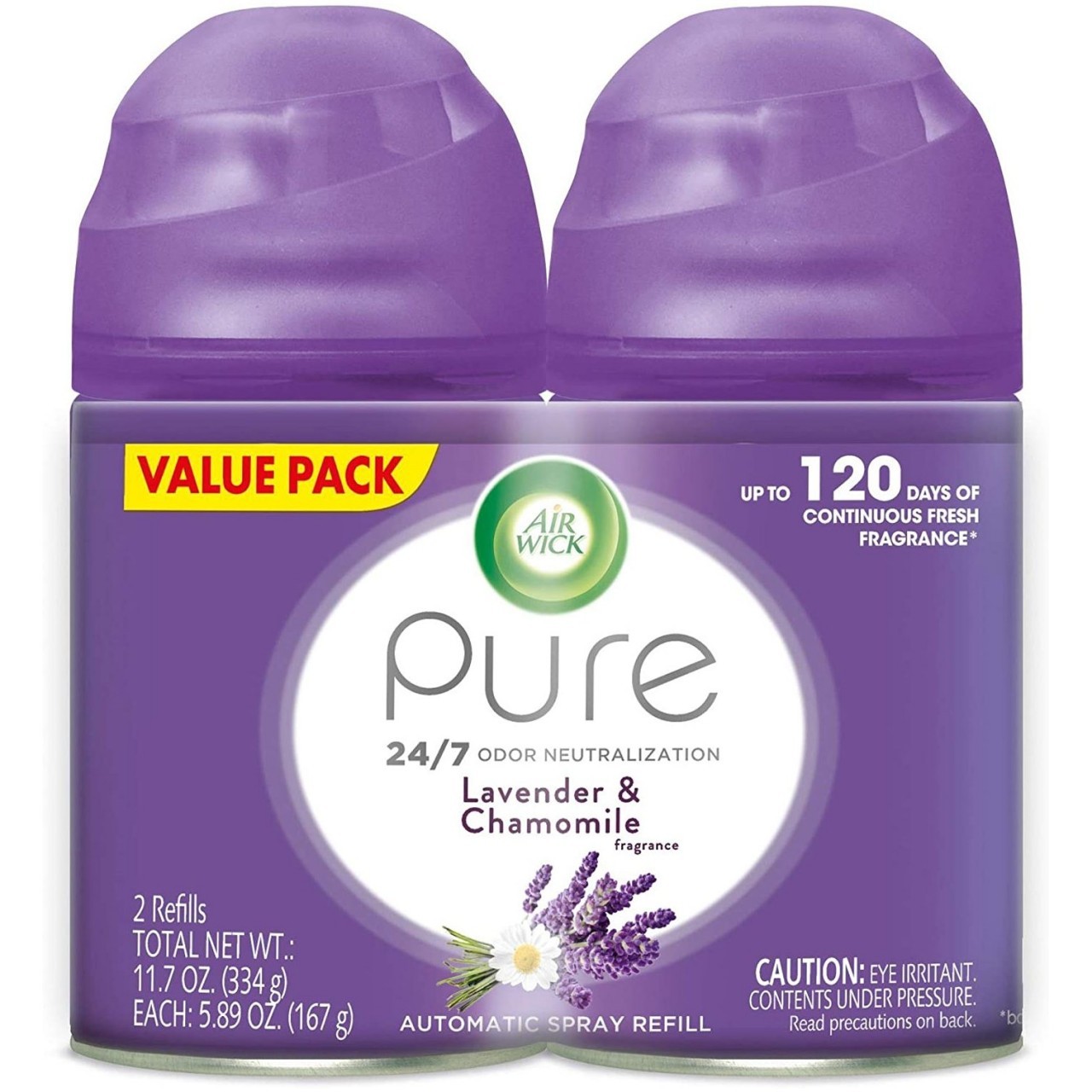 AIR WICK AUTO LAVENDER CHAM 2x5.89oz
