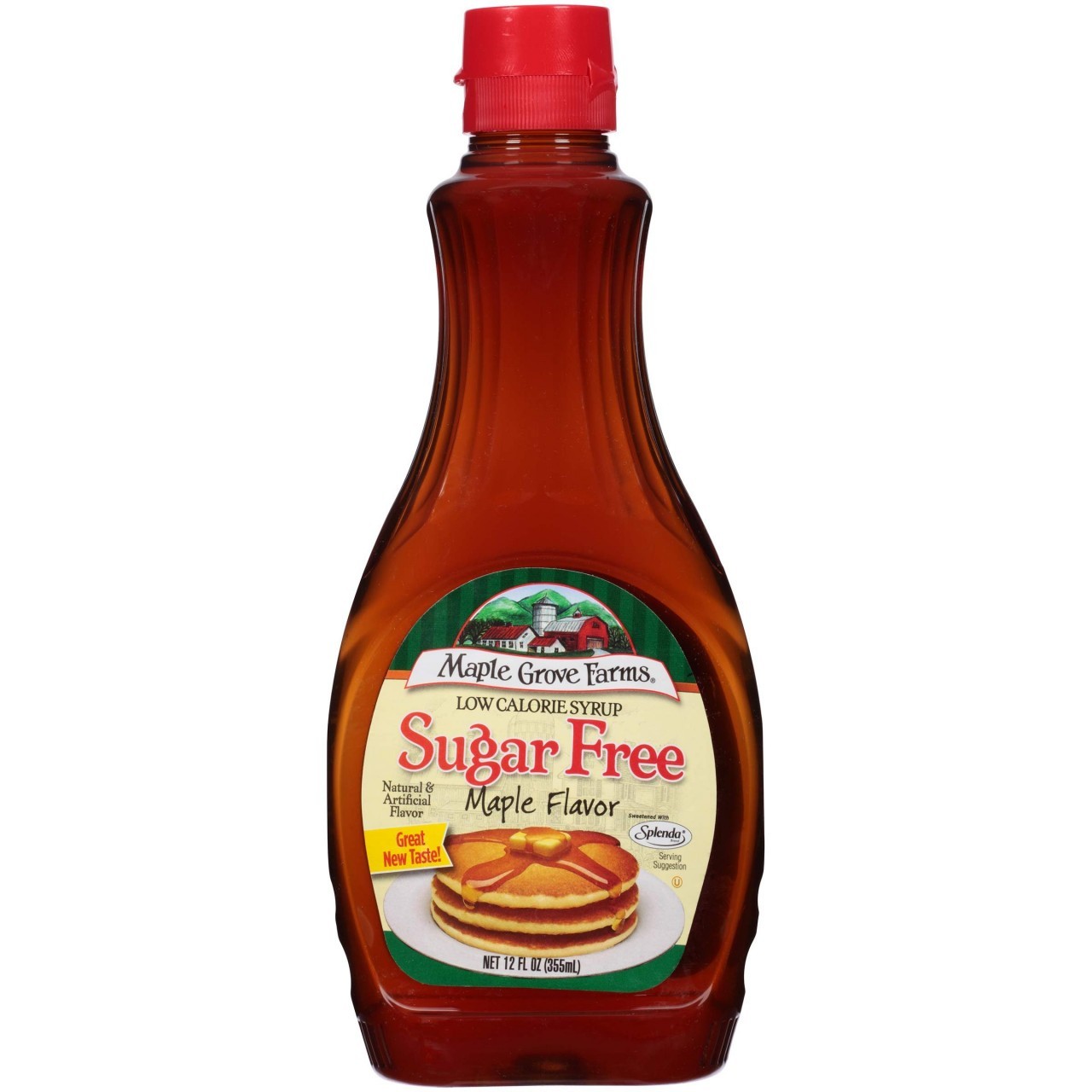 MAPLE GROVE SUGAR FREE SYRUP 12oz
