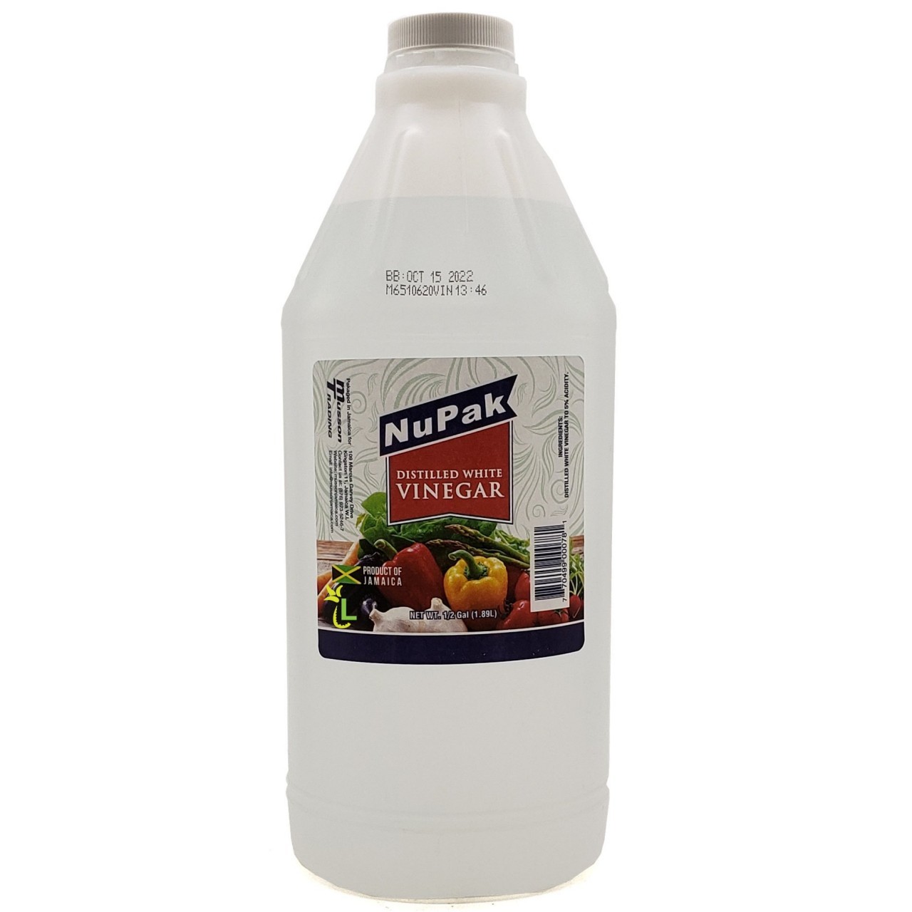NUPAK WHITE VINEGAR 1/2gal