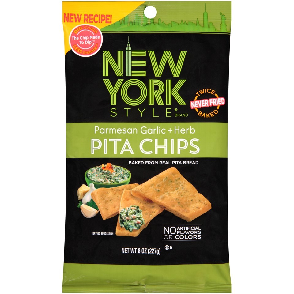NEW YORK STYLE PITA CHIP PARM GARLIC 8oz