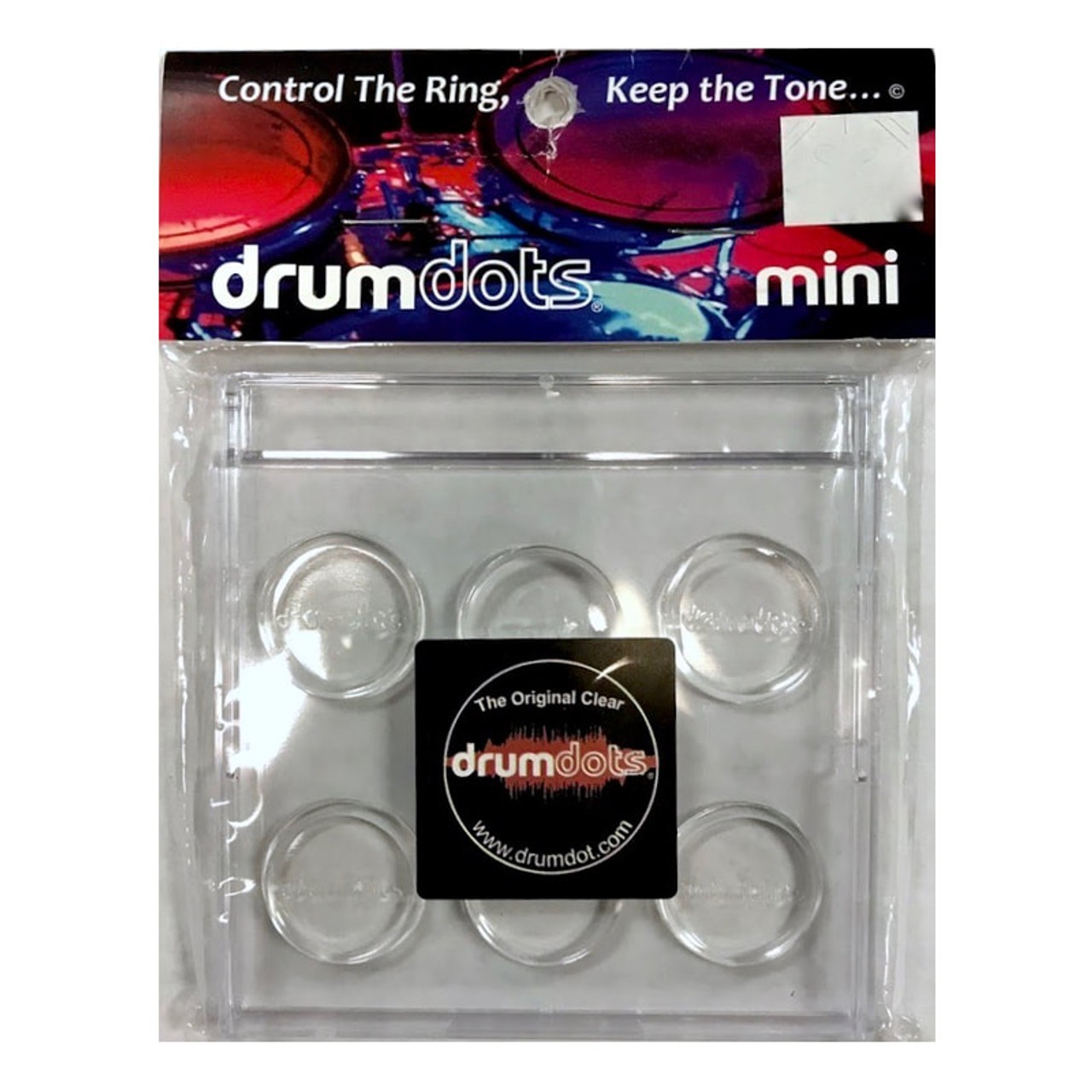 DrumDots Mini Dampening Pads, 6 Pack