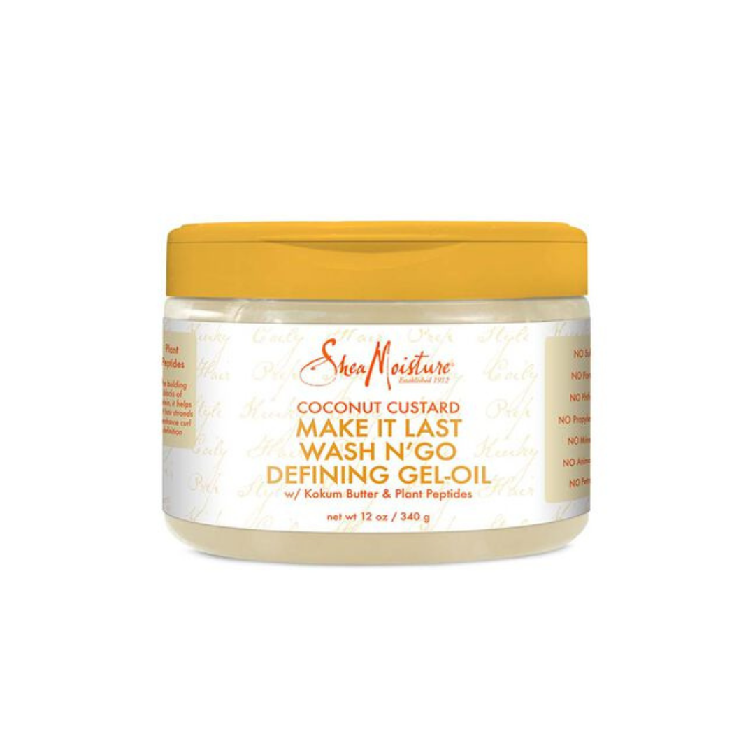 Shea Moisture Coconut Custard "Make it Last Wash N' Go" Defining Gel-Oil