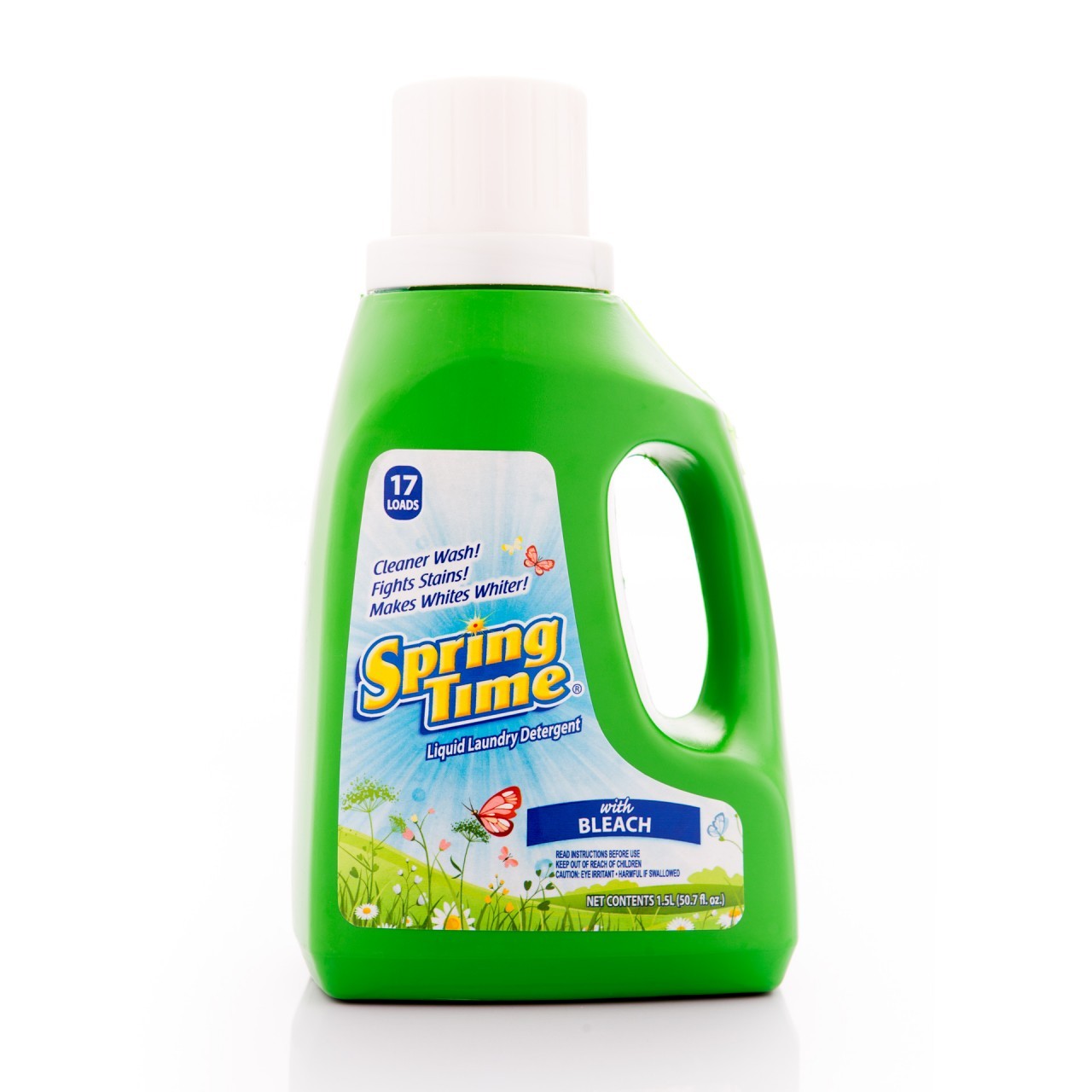 SPRINGTIME DETERGENT W/BLEACH 1.5L