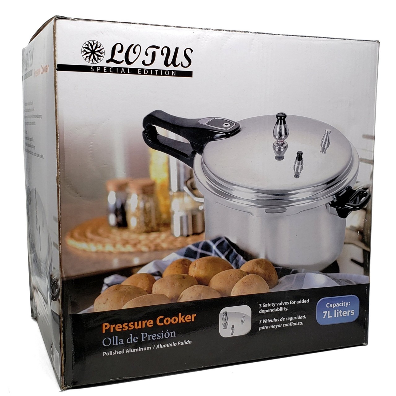 LOTUS PRESSURE COOKER 7L