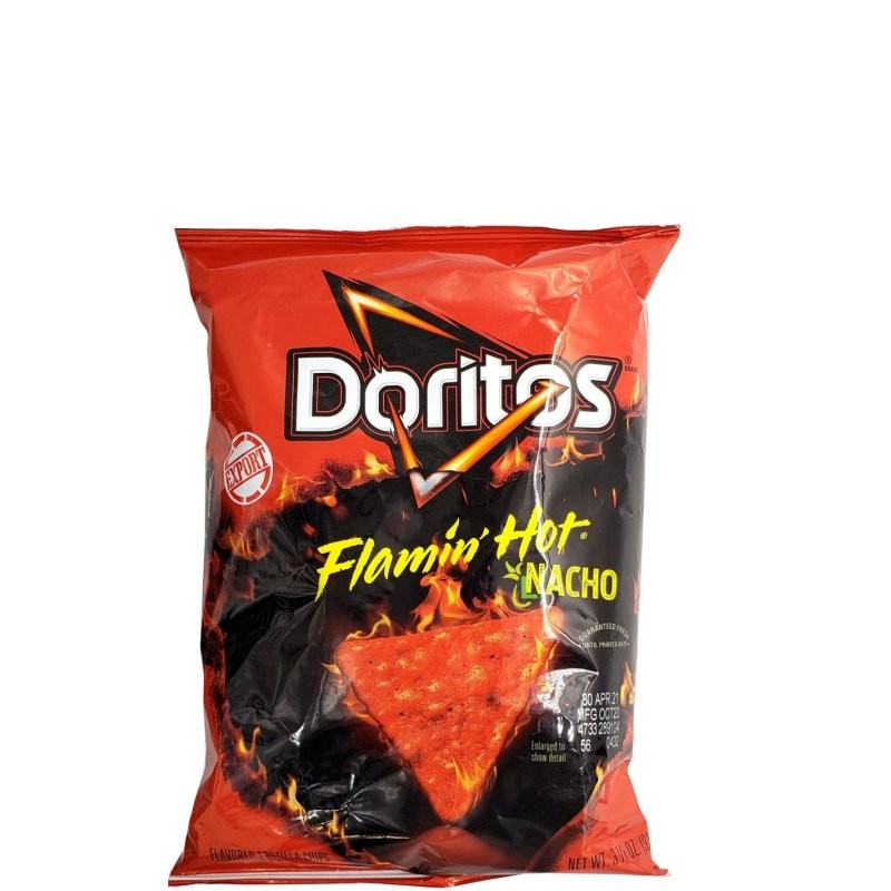 DORITOS NACHO FLAMIN HOT 3.25oz