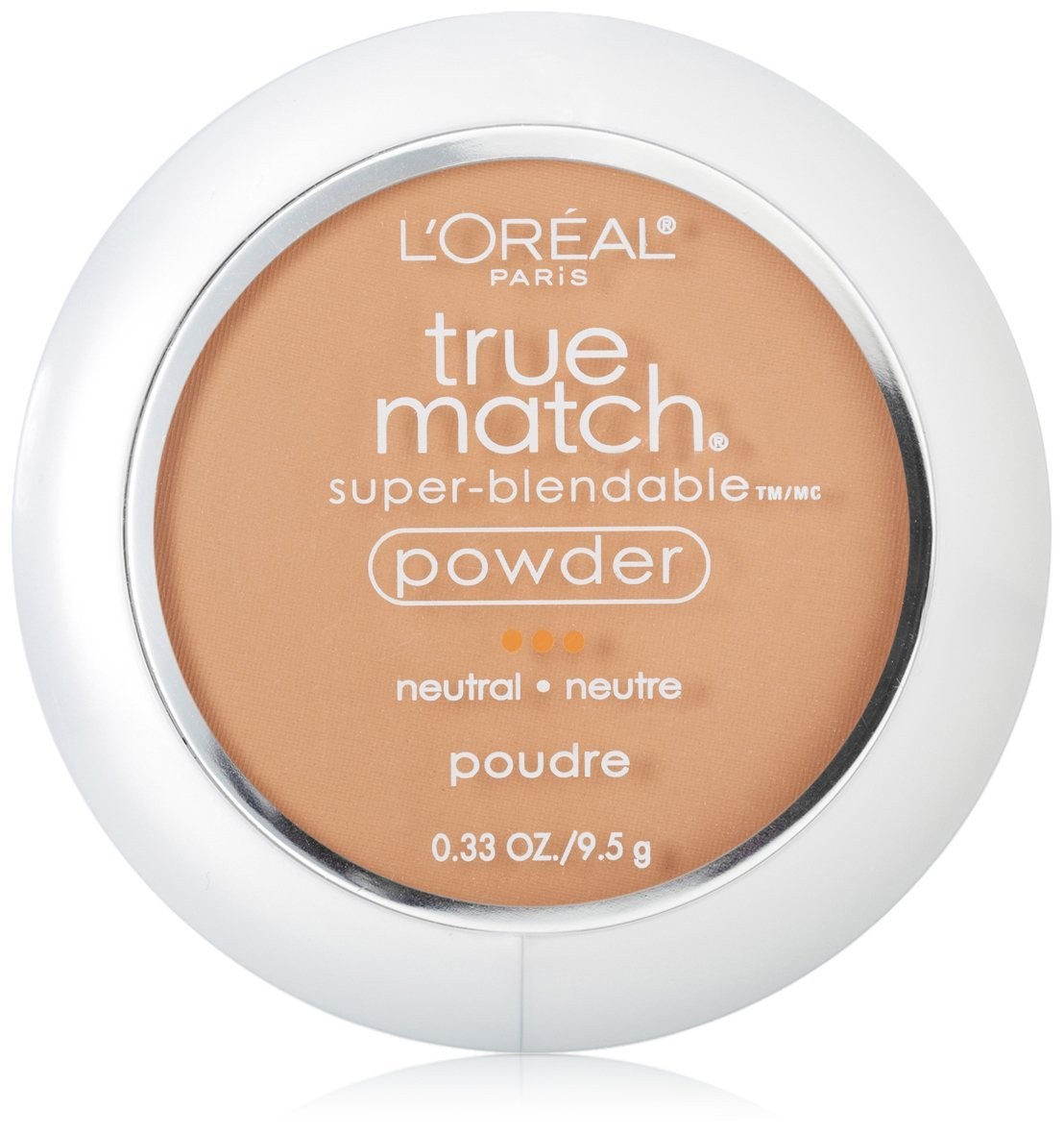 L'Oreal Paris True Match Powder, Honey Beige, 0.33 Ounces