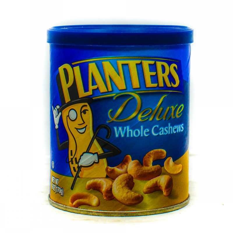 PLANTERS DELUXE WHOLE CASHEWS 170G