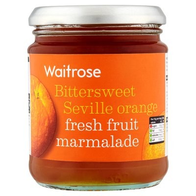 WAITROSE MARMALADE DC ORANGE 340g