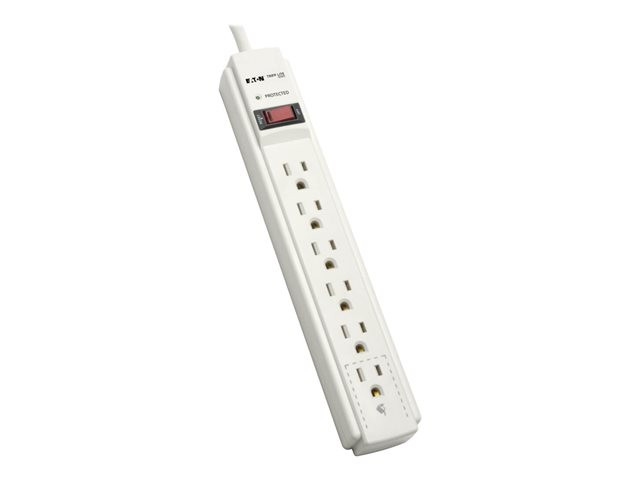 Eaton Tripp Lite Series Surge Protector Power Strip 120V 6 Outlet 6' Cord 790 Joule - Surge protector - 15 A