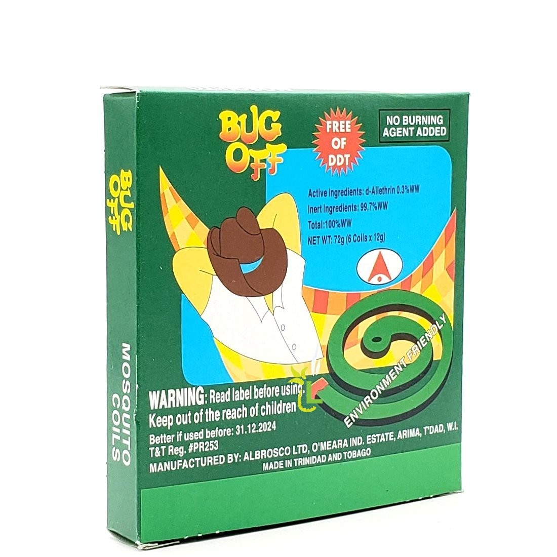 BUG OFF MOSQUITO COILS 6s