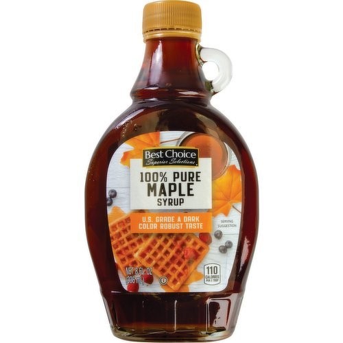 BEST CHOICE PURE DARK MAPLE SYRUP 8oz