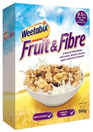 WEETABIX FRUIT & FIBER FLAKES 500g