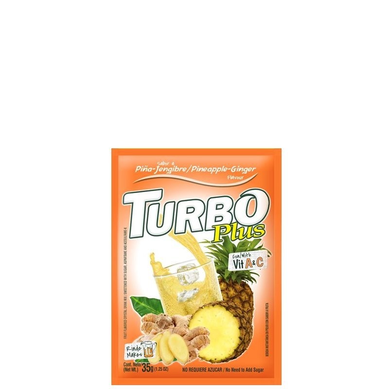 TURBO PLUS MIX PINEAPPLE GINGER 35g