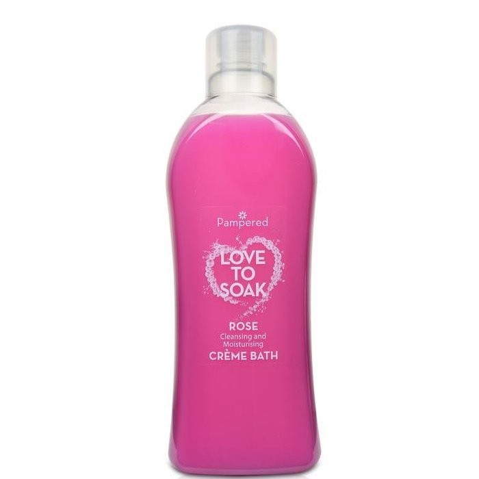 PAMPERED CREAM BATH ROSE 1L