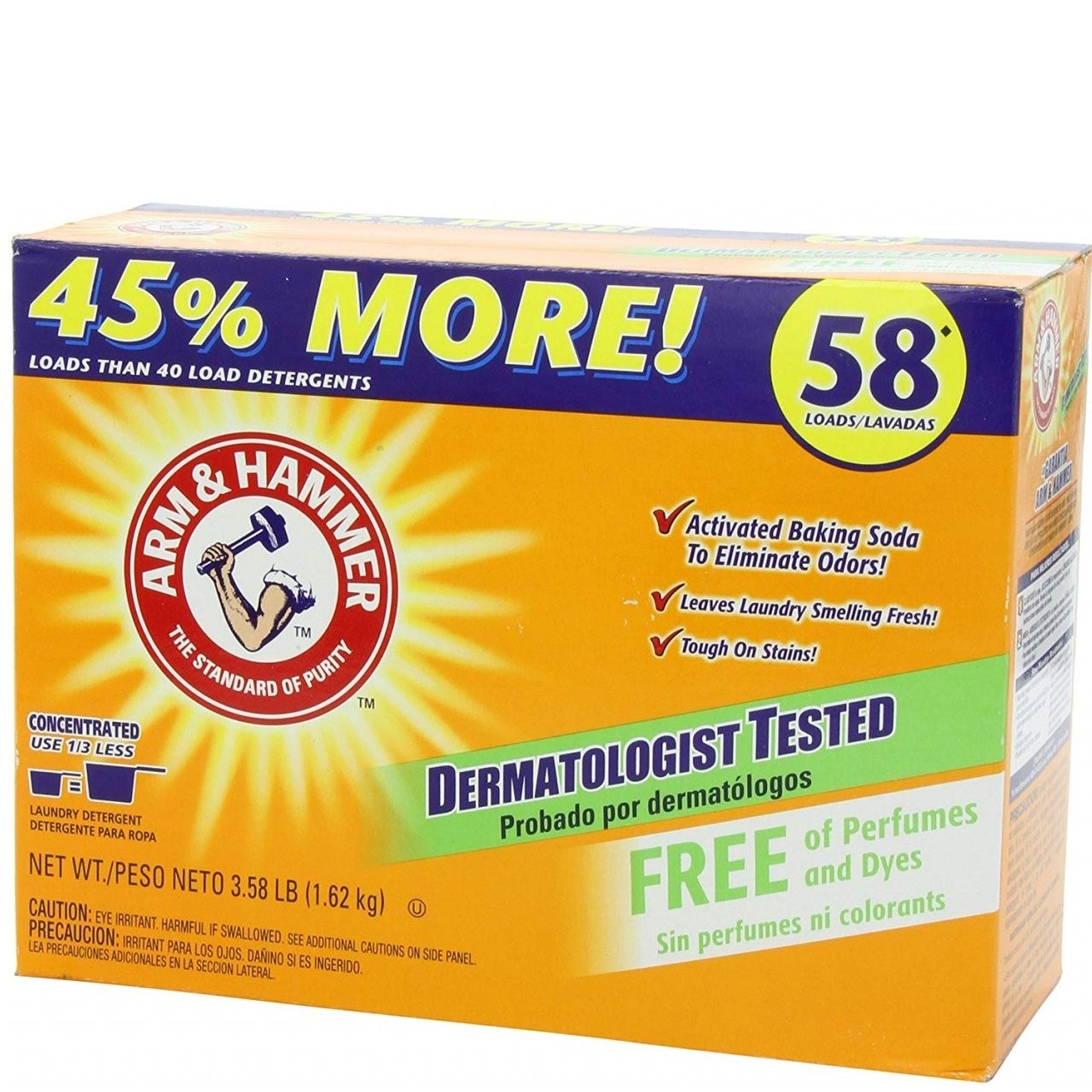 ARM & HMR POWDER DET DYE FREE 1.62kg