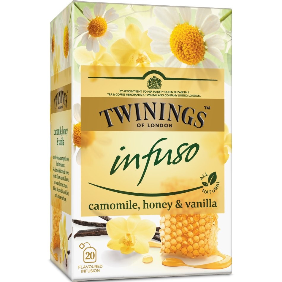 TWININGS TEA CAMOMILE HONEY VANILLA 20s