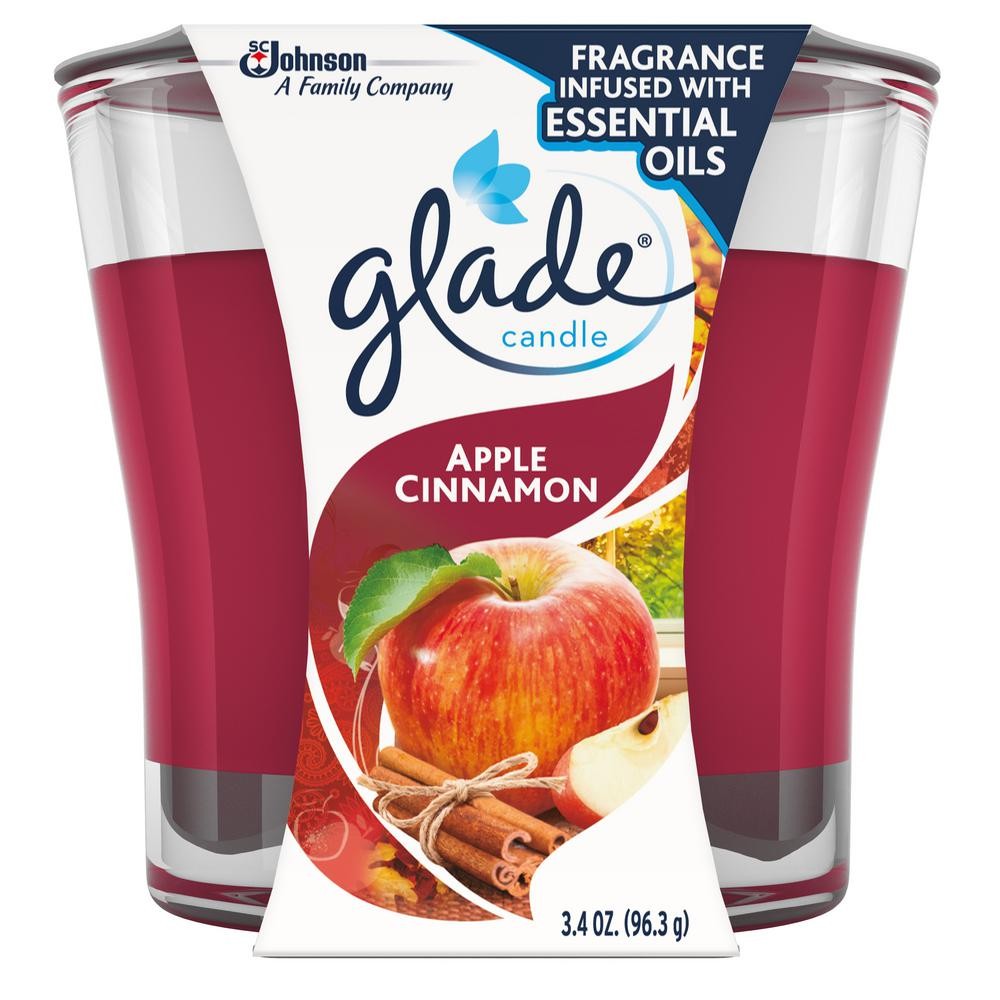 GLADE CANDLE SHEER VANILLA EMBRACE 3.4oz