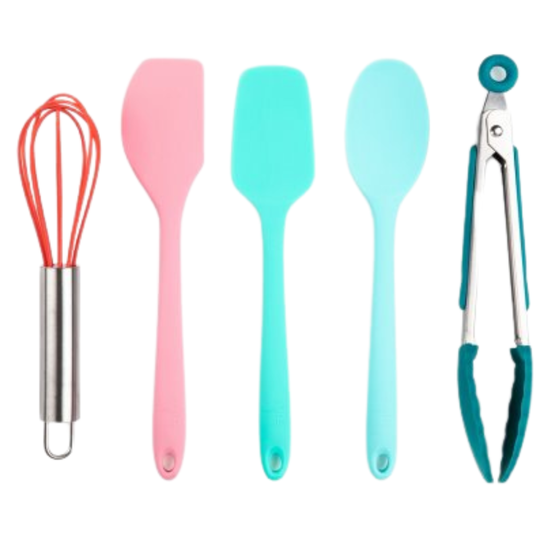 Core Kitchen Solid Silicone Mini Utensil Set, 5pcs