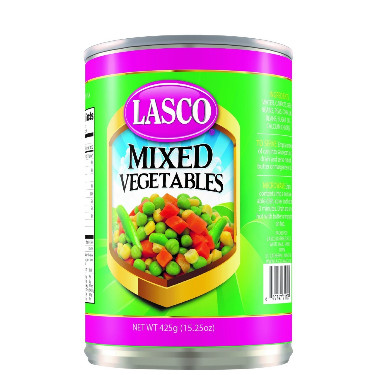 LASCO MIXED VEGETABLES 425g