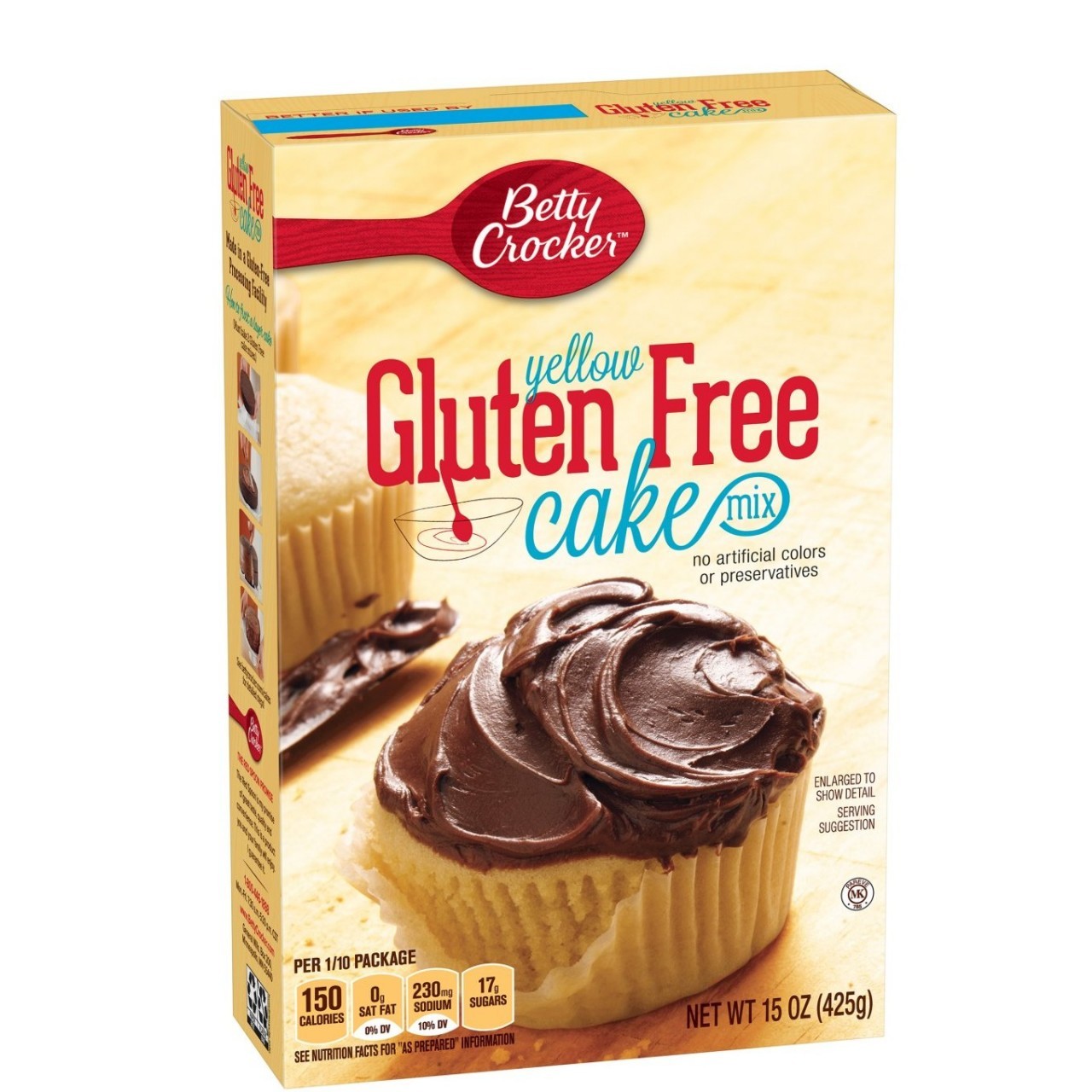 BETTY CRKR CAKE YELLOW GF 15oz