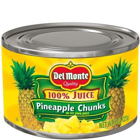 DEL MONTE PINEAPPLE CHUNK JUICE 8oz